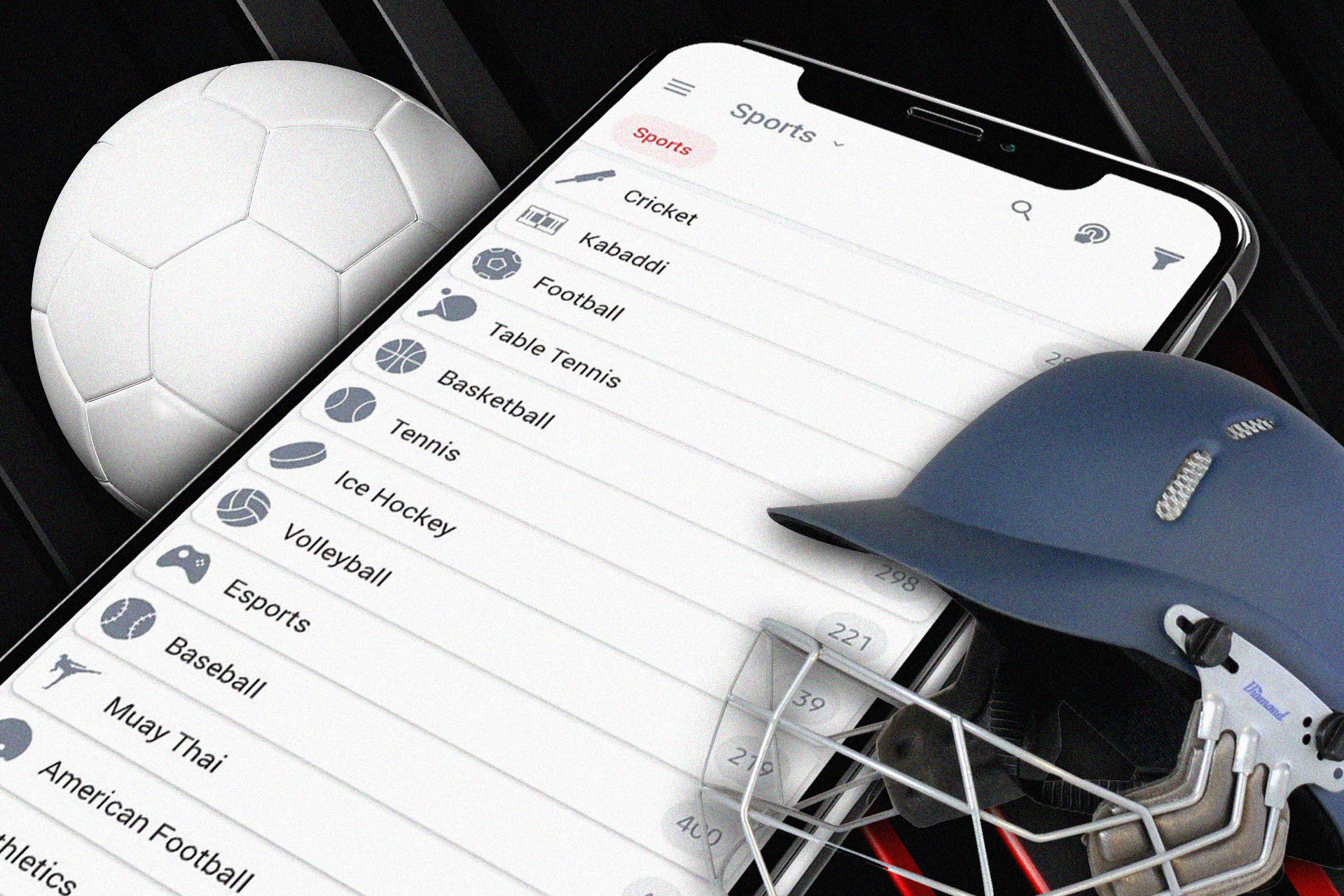 Place bets on sports right in the 888starz app.