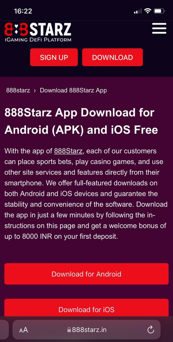 Open the official website and go to the application page and find the buttons to install the files.
