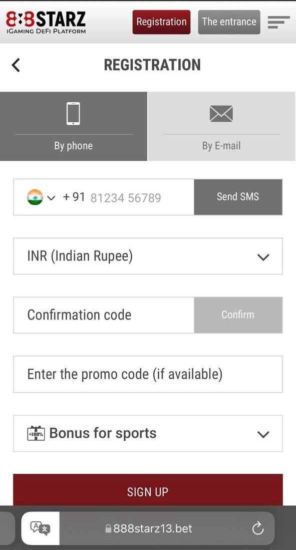 Register or log in to your account through your iOS device..