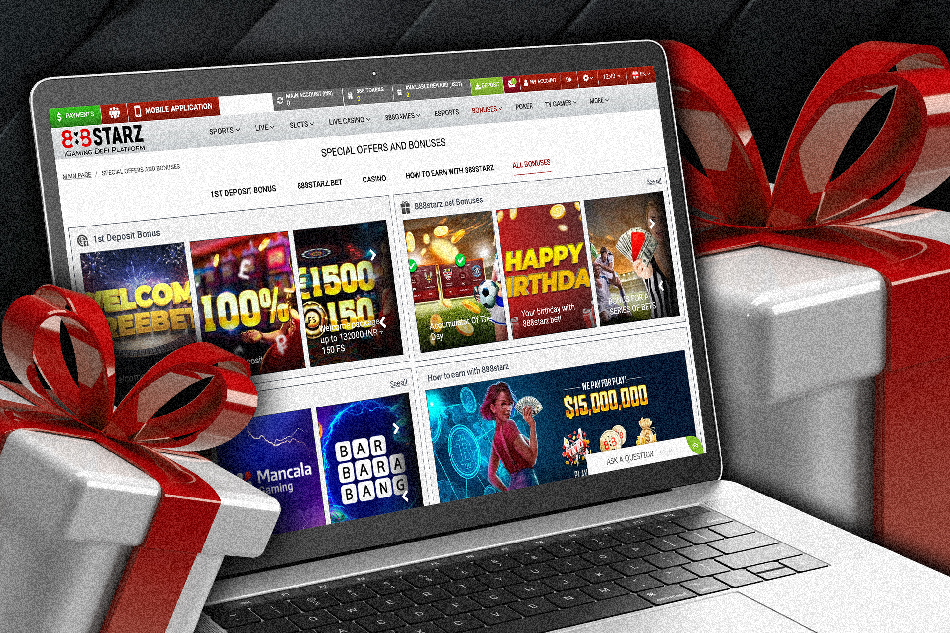 Follow the official 888Starz Bonus Guide.